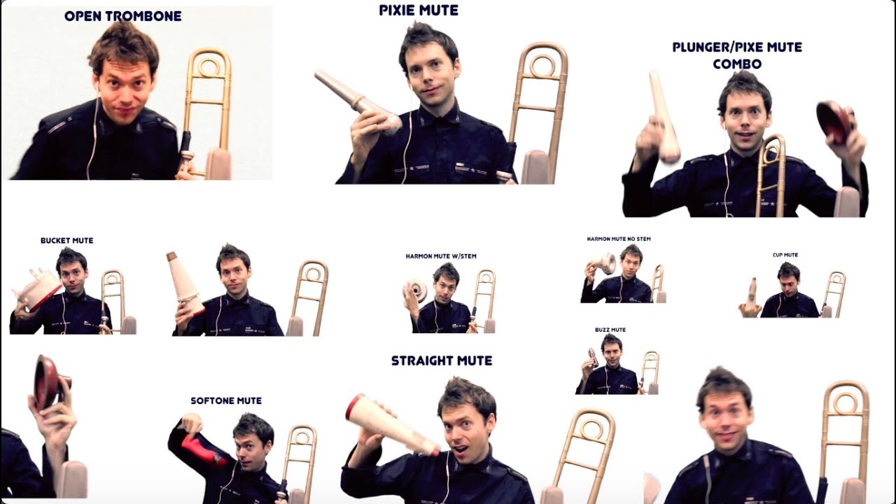 Trombone Mutes - How Different Trombone Mutes Sound