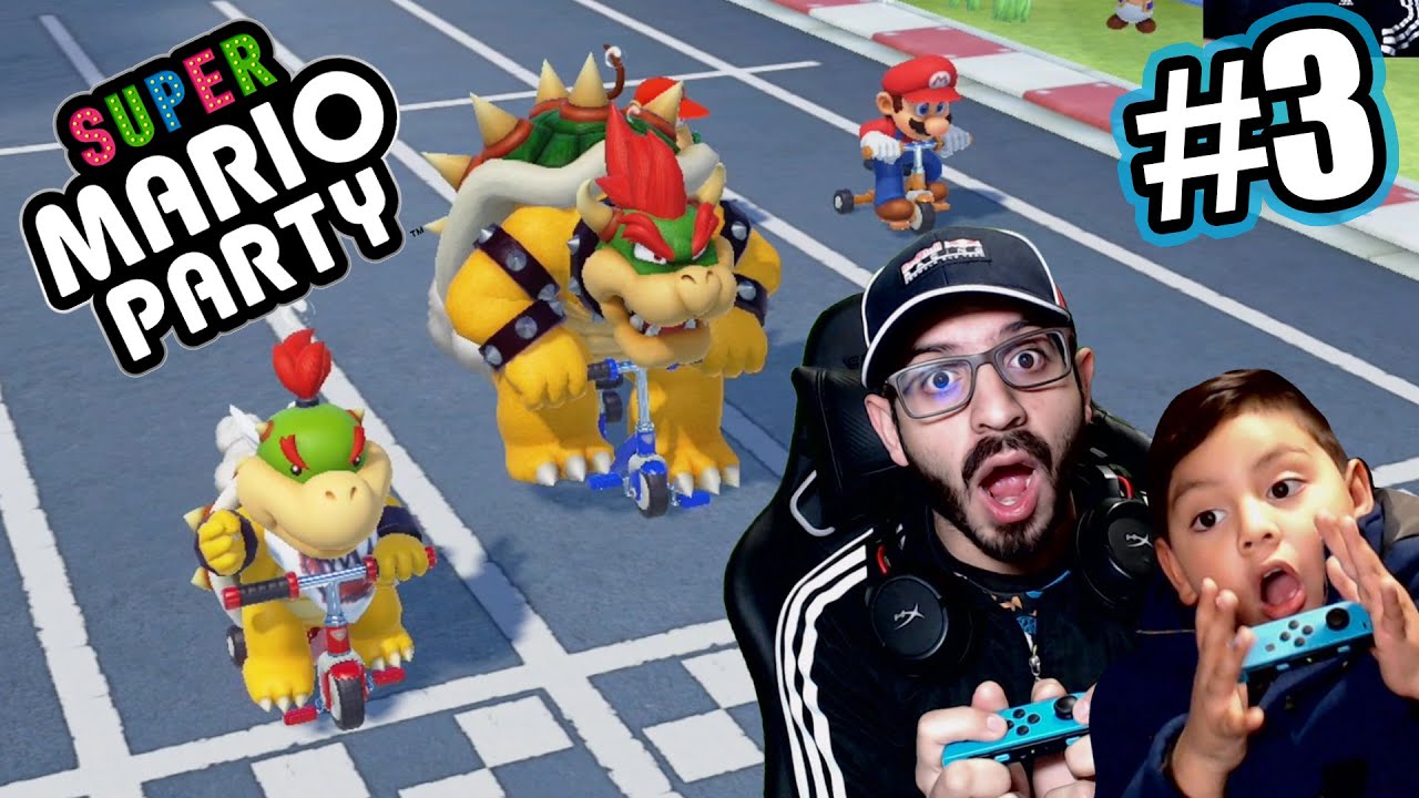 Karim vs Pap&aacute; en Mario Party | Super Mario Party Capitulo 3 | Juegos Karim Juega