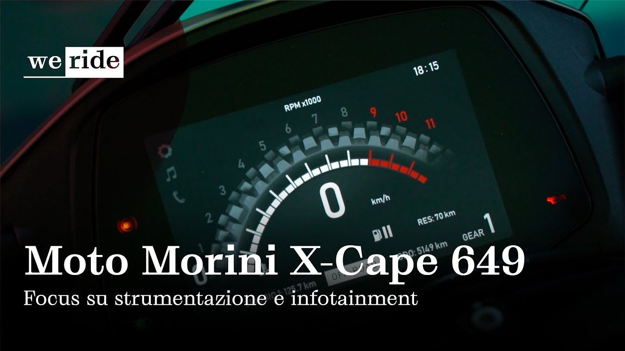 Moto Morini X-Cape 649 | Focus su strumentazione e infotainment