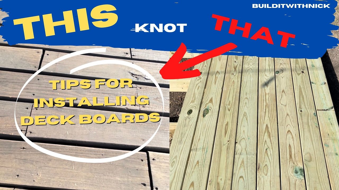 Tips for Installing Deck Boards