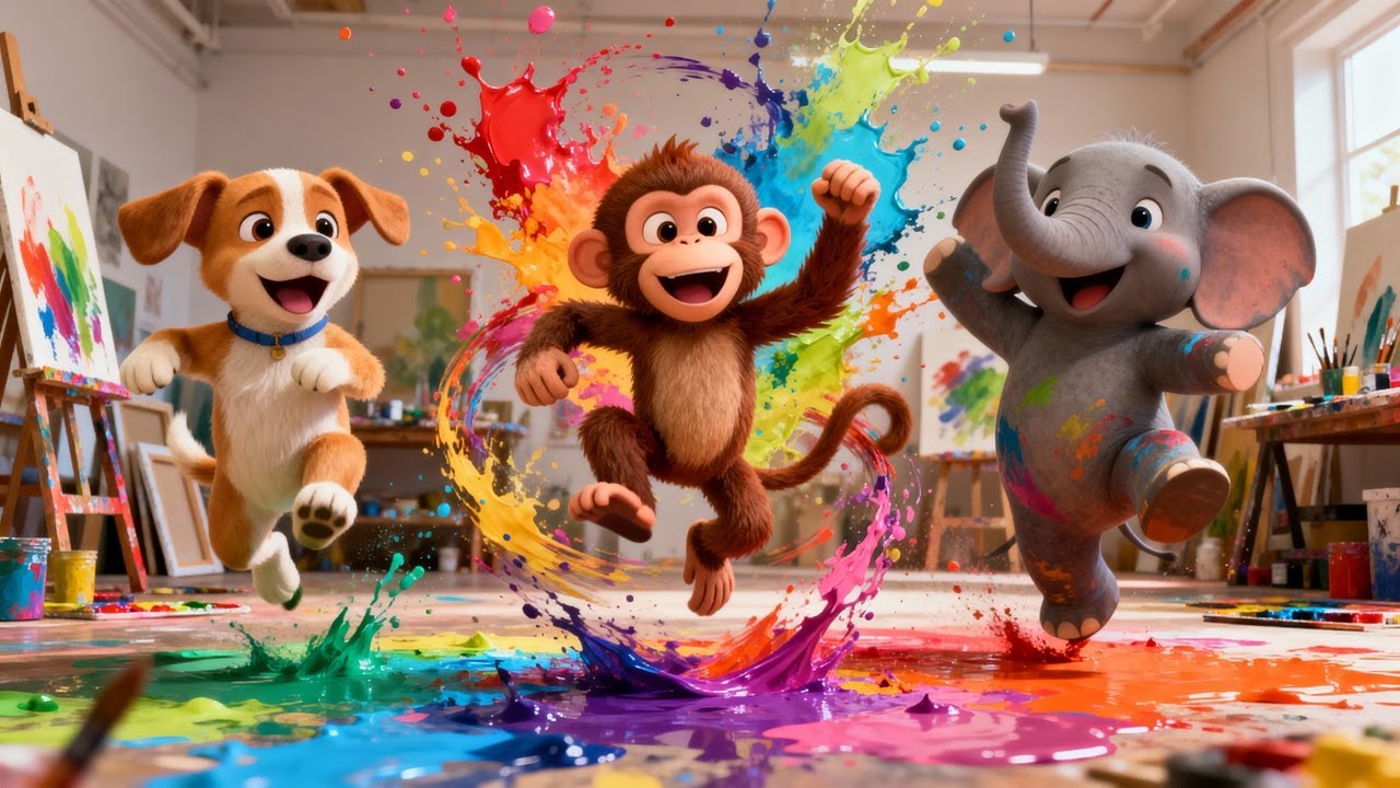 Best Funny Songs for Kids 👶🎶 Safari Animals, Penguins, Bunny Benny, Squirrel Sunny, Elephant Ellie