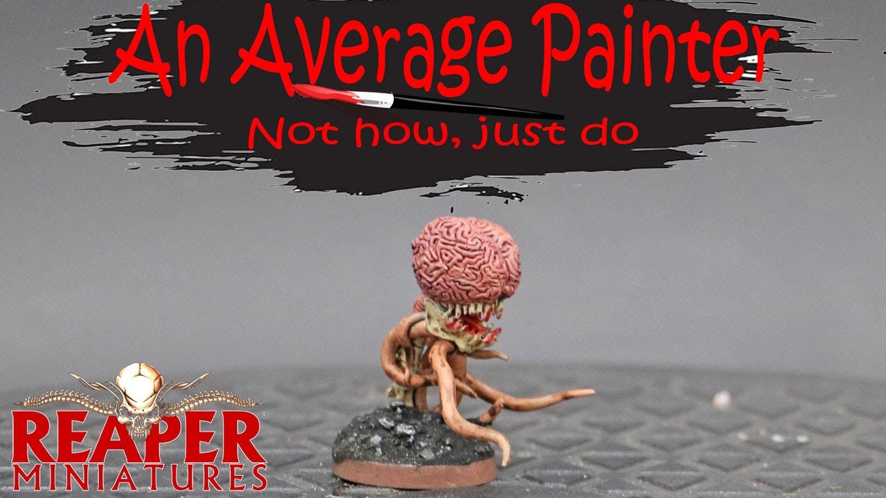 TIMELAPSE - Painting the Brain Horror (03477) from Reaper Miniatures
