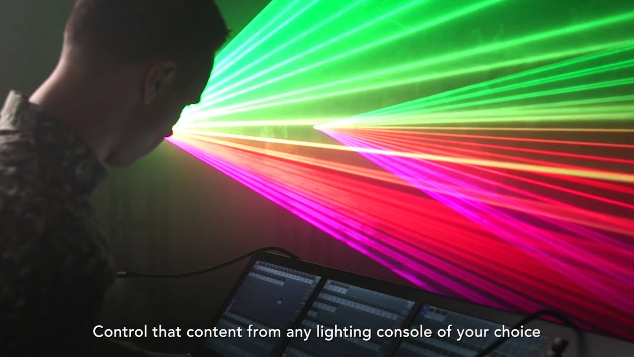 FB4 Network Laser Control with KVANT Laser Projectors