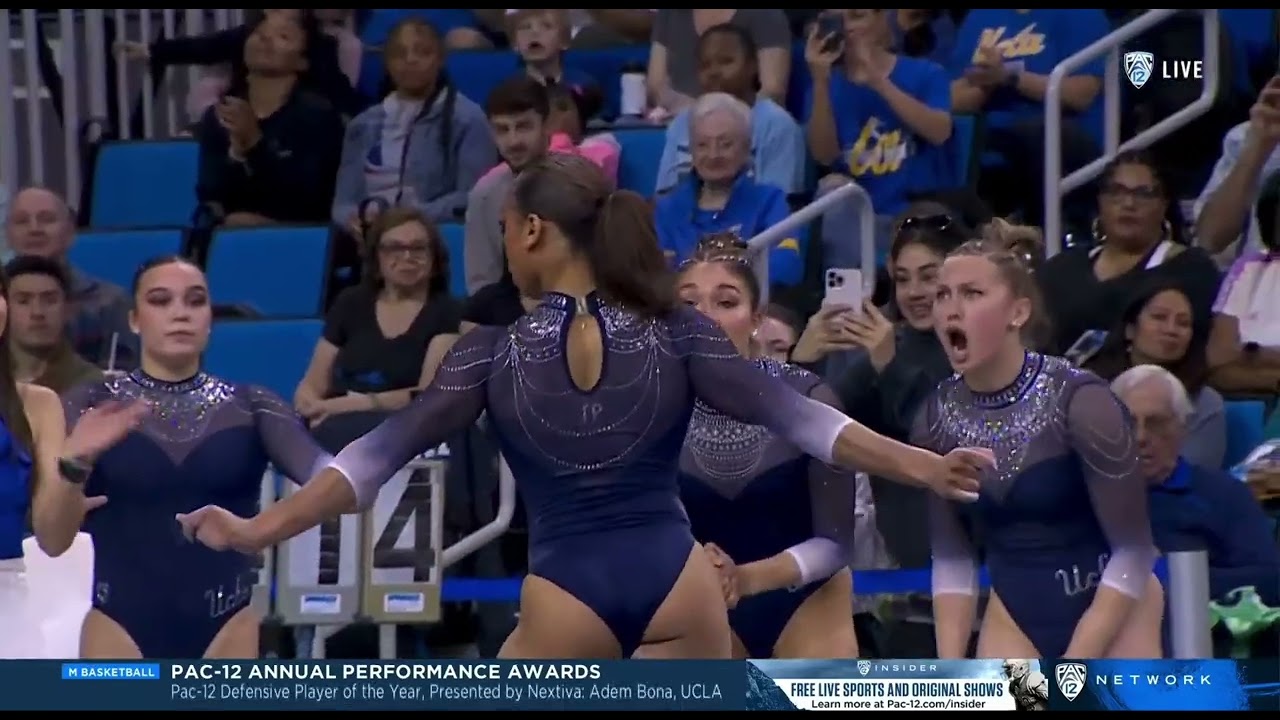 Margzetta Frazier Last Floor Routine in Pauley 2024 9.975