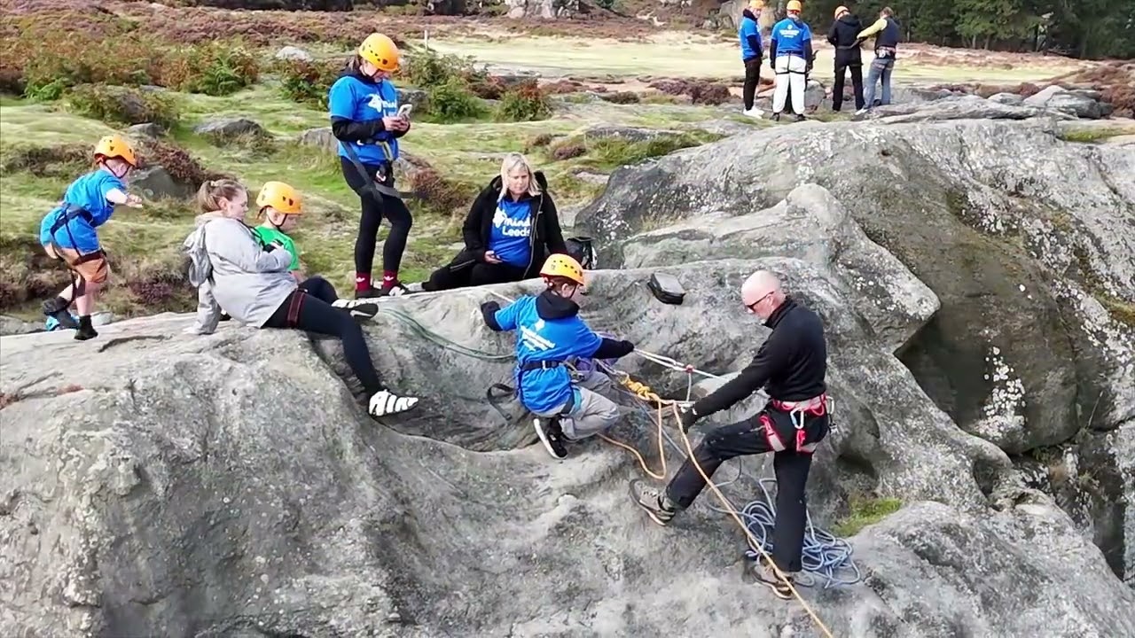 Mind Leeds & Bradford | Abseiling at Cow and Calf, Ilkley