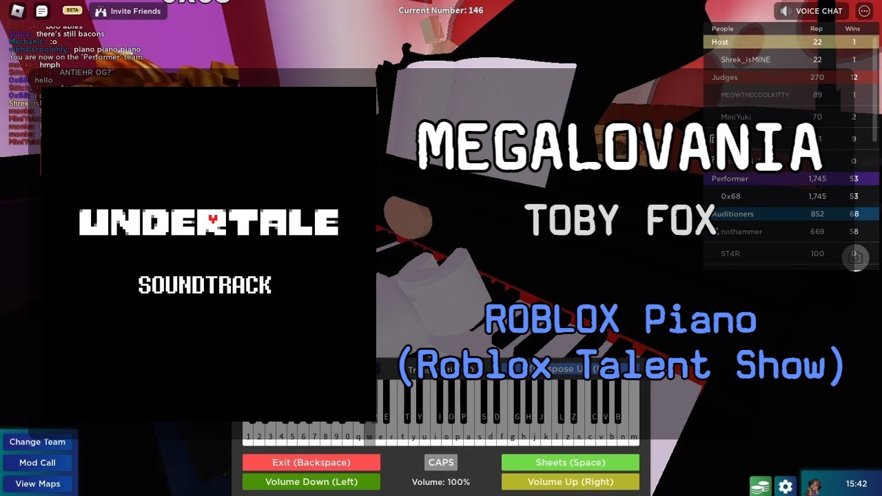 Megalovania | Roblox Got Talent (ROBLOX Piano Cover)