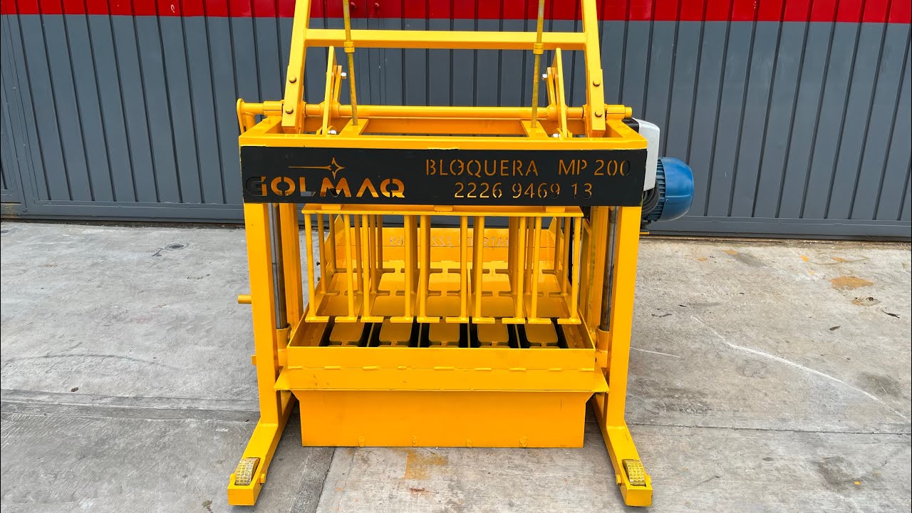 Máquina Bloquera Ponedora Modelo MP200