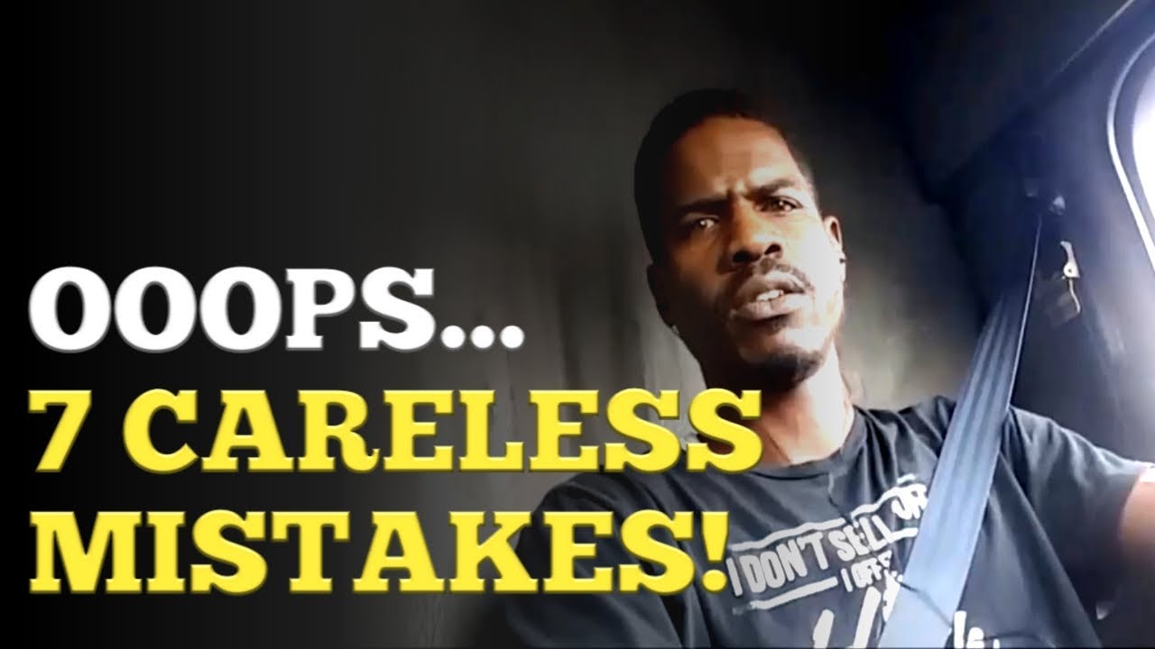 7 Rookie Truck Driver Mistakes And What  Could've Been Done To Avoid Them!