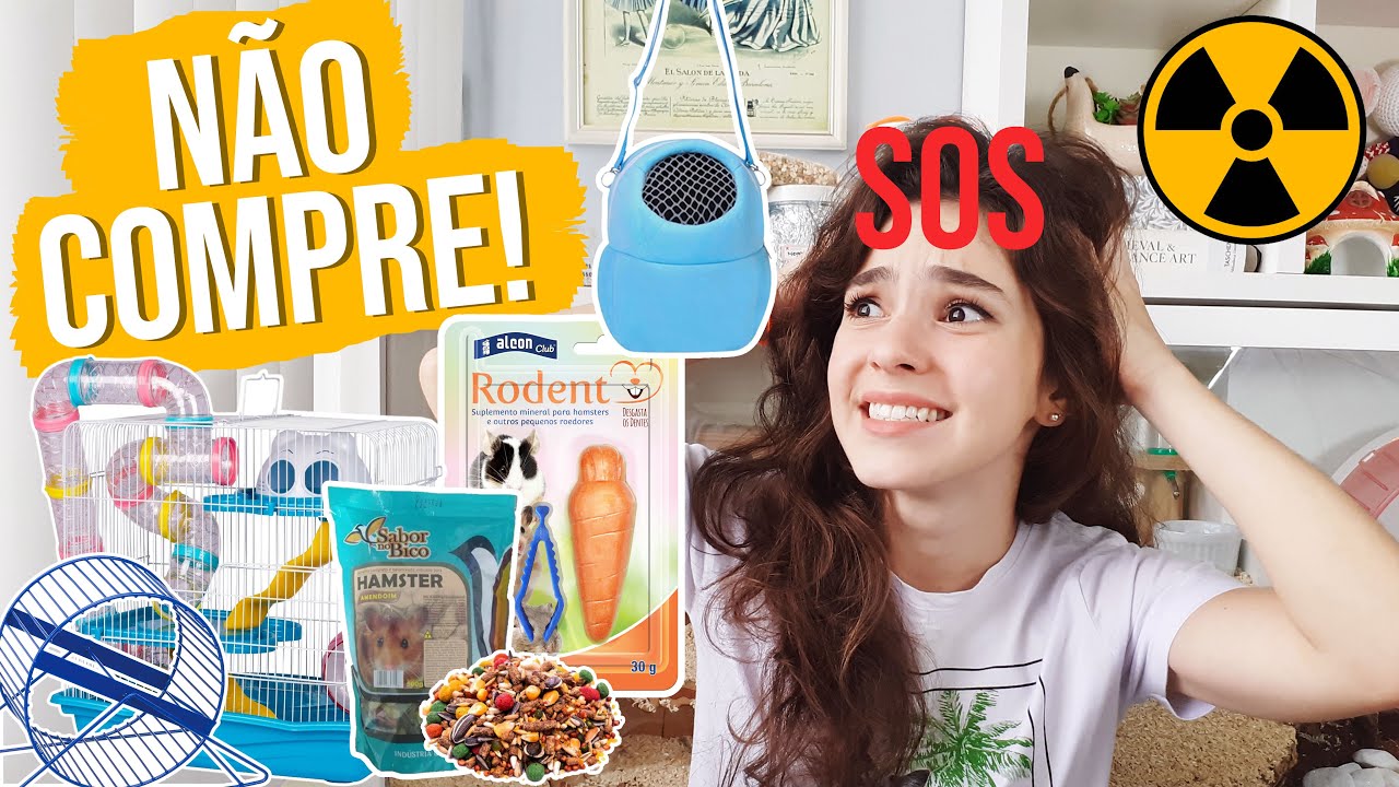 NUNCA compre isso para seu HAMSTER | Produtos PERIGOSOS