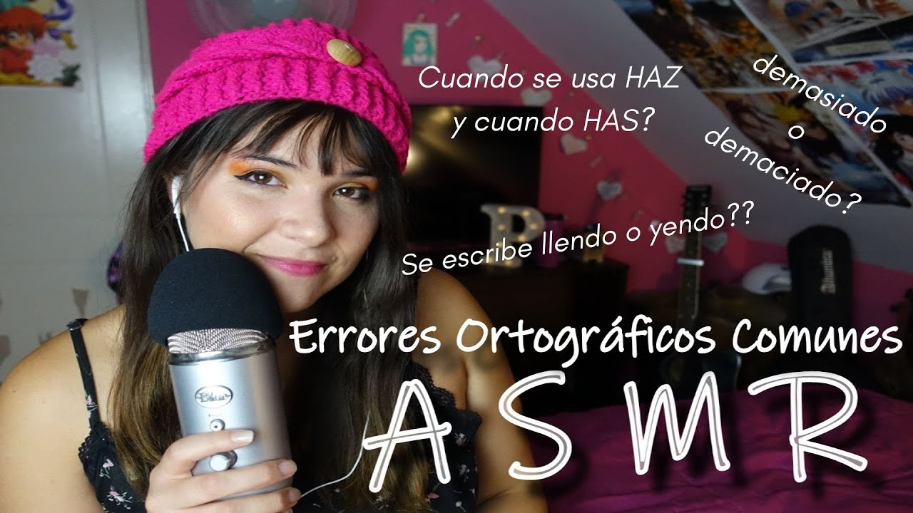 Los ERRORES ortográficos MÁS COMUNES🤍 ASMR 💜