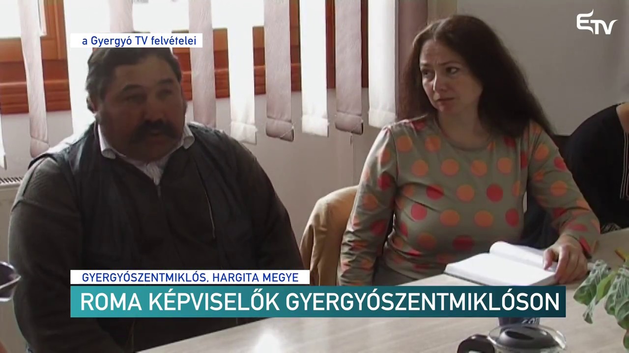 Roma képviselők Gyergyószentmiklóson – Erdélyi Magyar Televízió