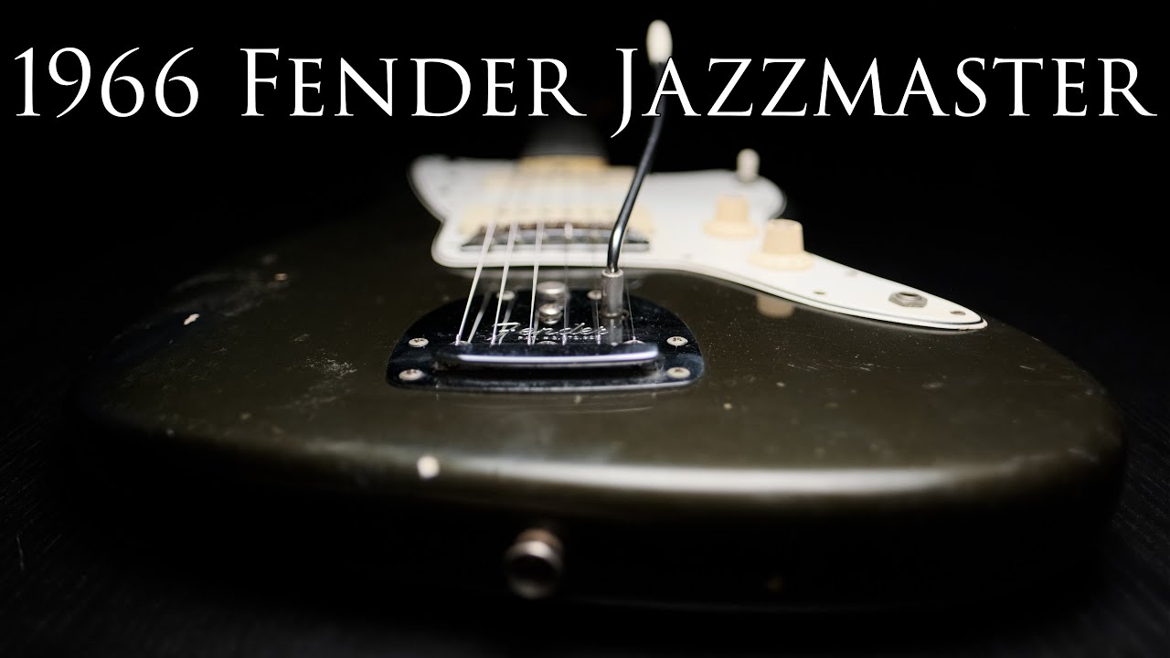 1966 Fender Jazzmaster in CUSTOM COLOR Charcoal Frost!