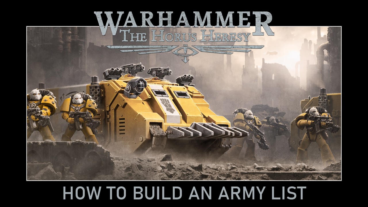 Как составить список армии — Как играть в Horus Heresy 3-е издание