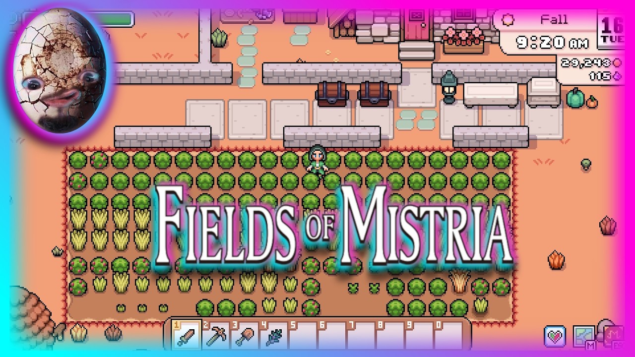 Fields of Mistria #vanlife #gaming #retrogaming #solar