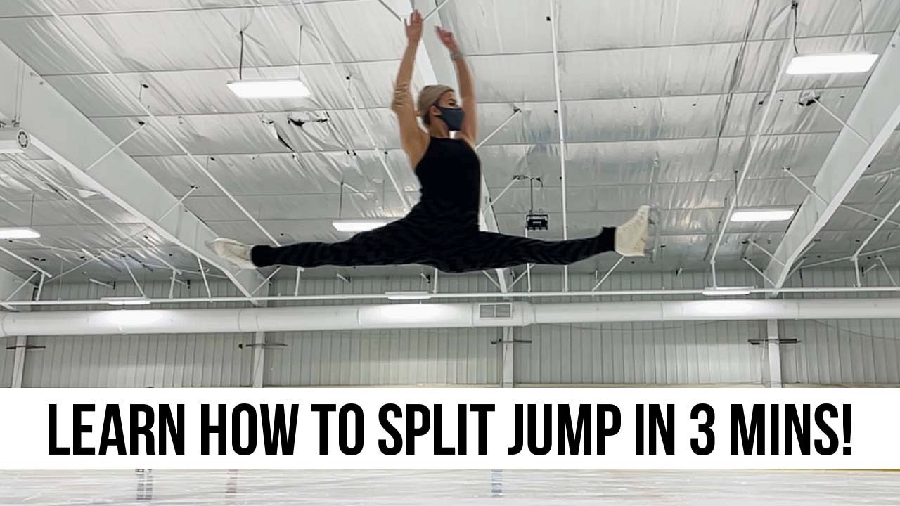 Figure Skating tricks: Learn to Split Jump in 3 minutes!