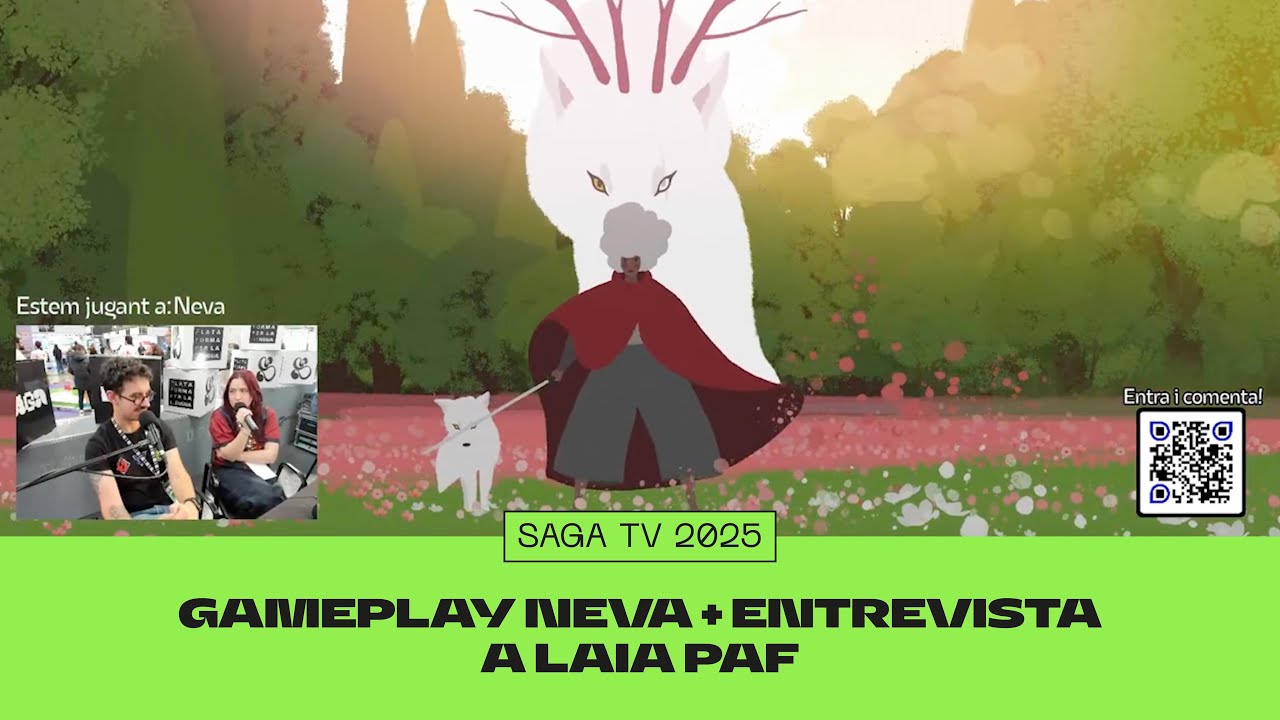 SAGA25 | Gameplay al videojoc Neva, guanyador del Premi SAGA i entrevista a Laia Paf