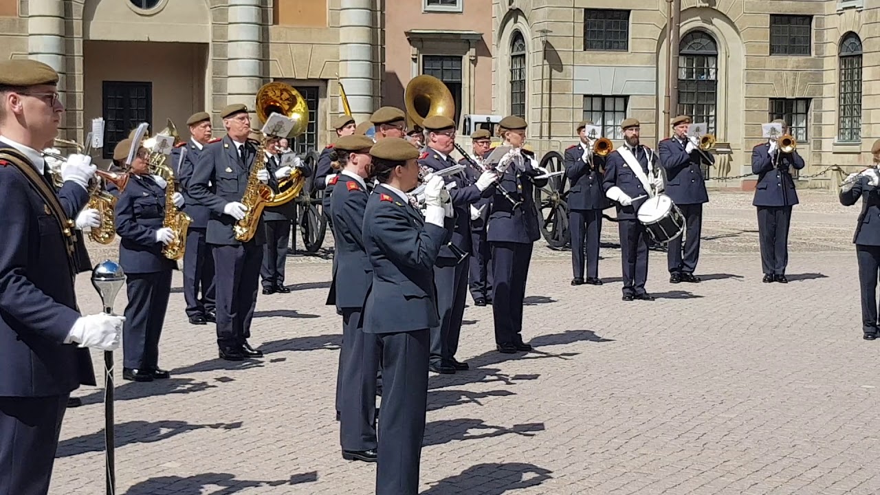Hemvärnets Musikkår Borås - högvaktsavlösning 7 juli 2019