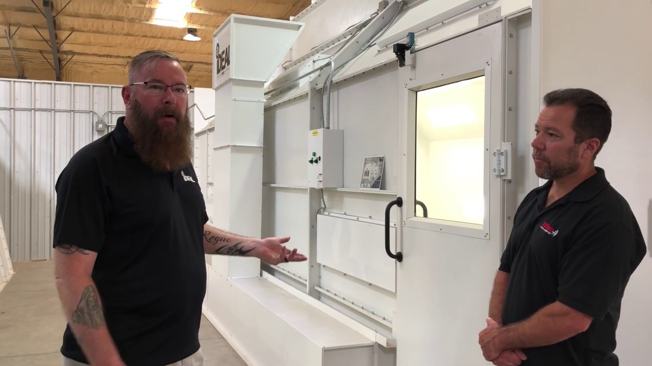 IDEAL Paint Spray Booths from ASEdeals.com - Automotive Semi Down Draft and Side Down Draft Models