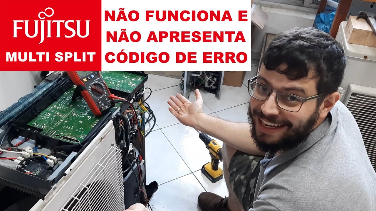 Ar Condicionado Fujitsu Inverter Não Funciona e Não Apresenta Código de Erro