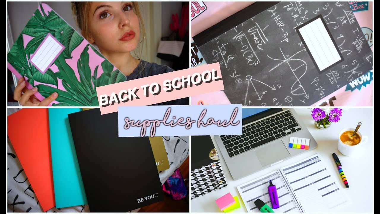 BACK TO SCHOOL SUPPLIES HAUL || Chiara Di Quarto