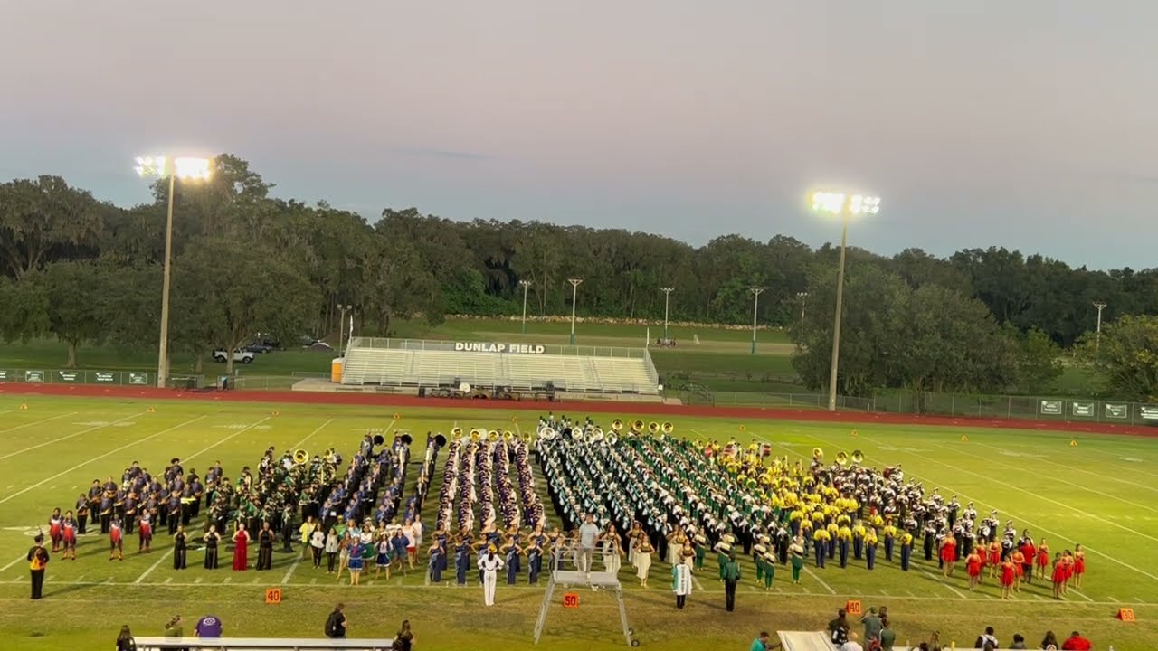 “The Star Spangled Banner” Performed by The Bands of Marion County at the Marion County MBF