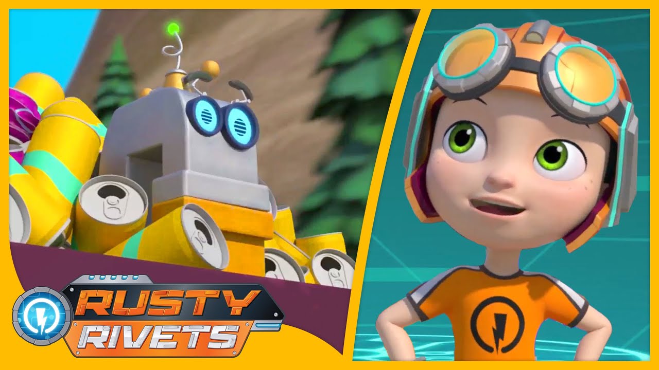 Crush Gets Lost in the Woods 🥫 | Rusty Rivets Full Episodes + More Cartoons for Kids