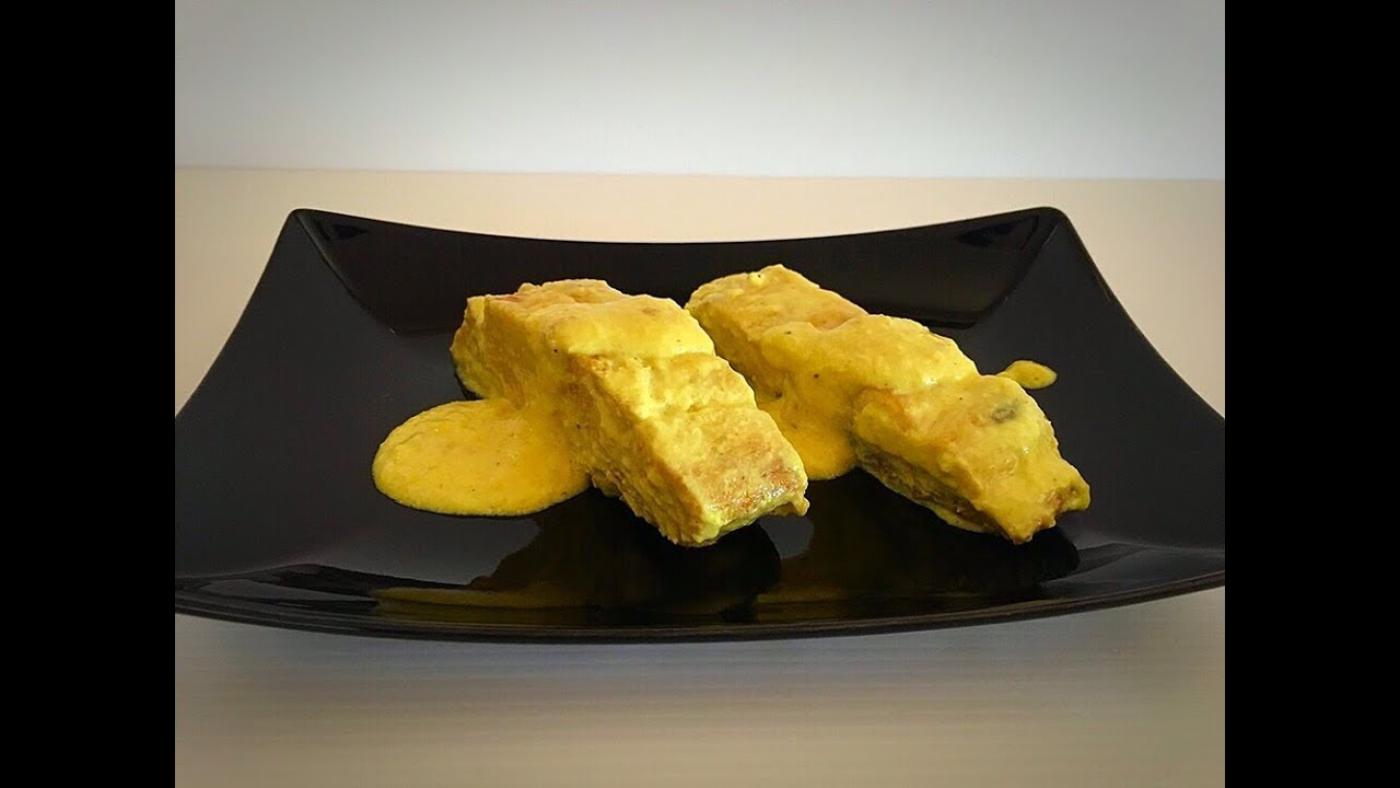 Corvina en salsa de cúrcuma