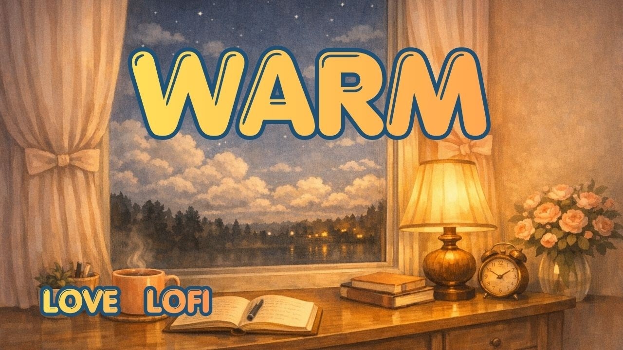 LOVE LO-FI: romantic warm night   cozy lofi for relax & focus 2026🌙  l 012i