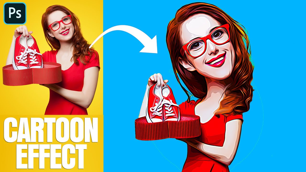 HOW TO CREATE CARTOON CARICATURE EFFECT IN PHOTOSHOP 2021 | PHOTOSHOP TUTORIAL 2021