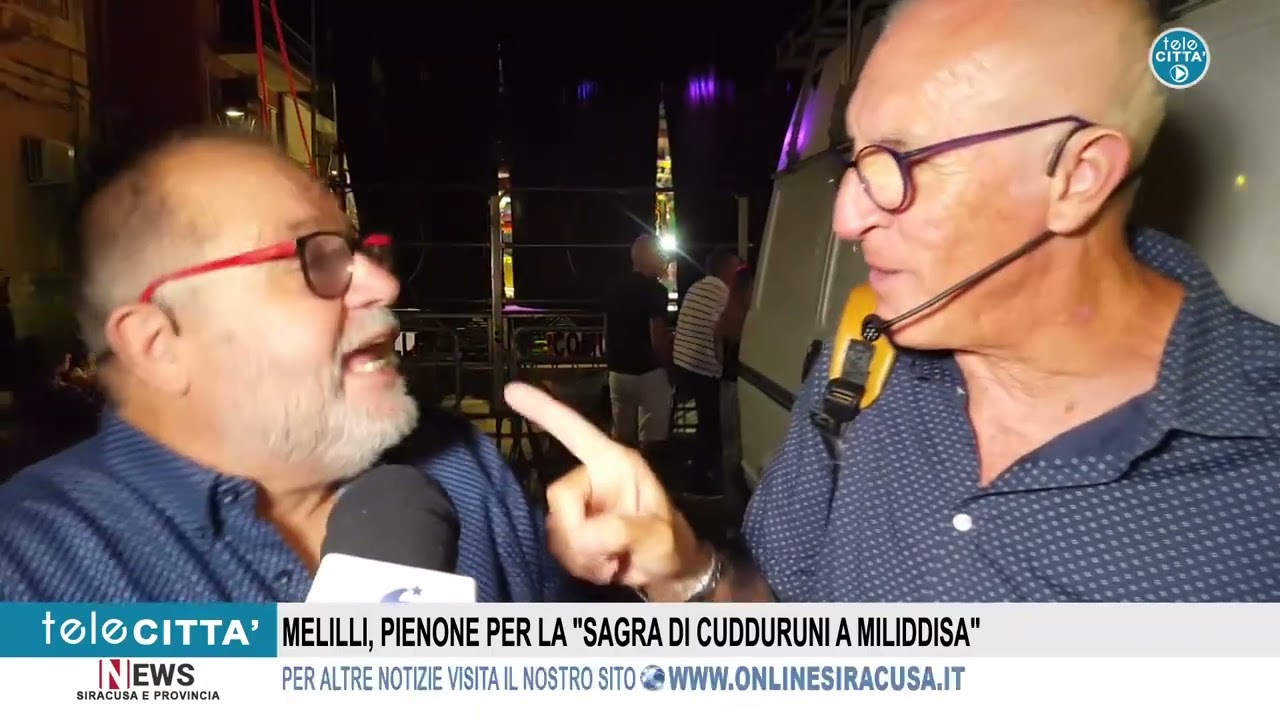 ✅SERVIZIO TG Melilli, pienone per la Sagra di Cudduruni a Miliddisa