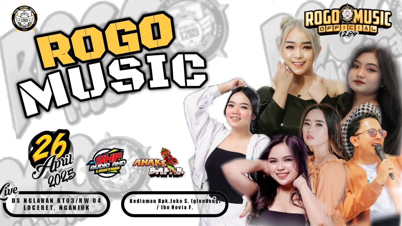 Live ROGO MUSIC Nglaban Loceret Nganjuk SHF AUDIO & LIGHTING