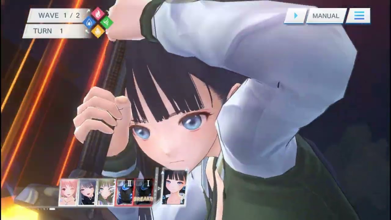 Blue Reflection Sun ~Meiqi (Training Wear) Character Skill: Terra Blade~