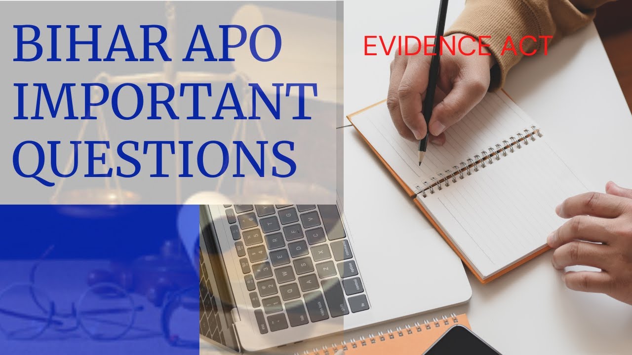 questions from Evidence Act for Bihar APO Exam. #Evidence act questions # evidence act  #BPSC