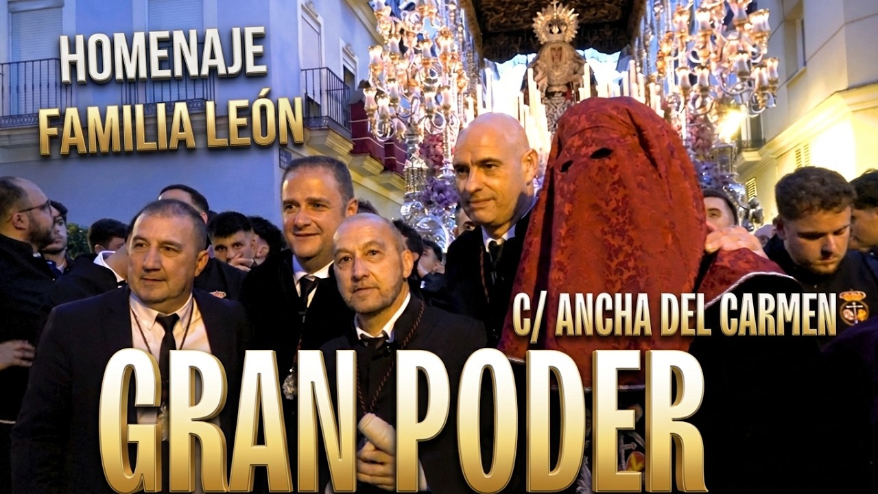 ▶️ HOMENAJE INOLVIDABLE | GRAN PODER A LA FAMILIA LEÓN | SEMANA SANTA MÁLAGA 2025.