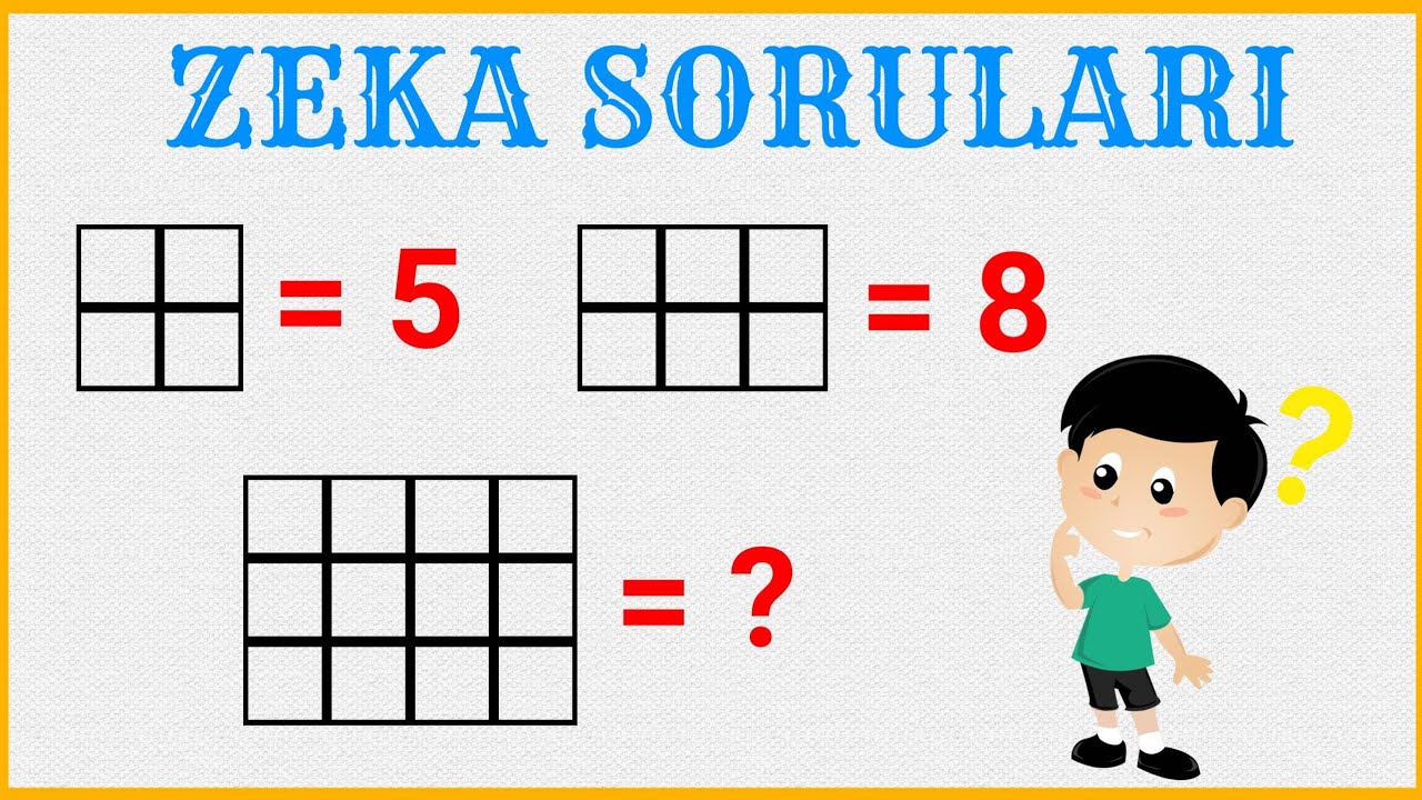 Matematik Zeka Soruları | Math Intelligence Questions | Zeka Bilmeceleri | #11