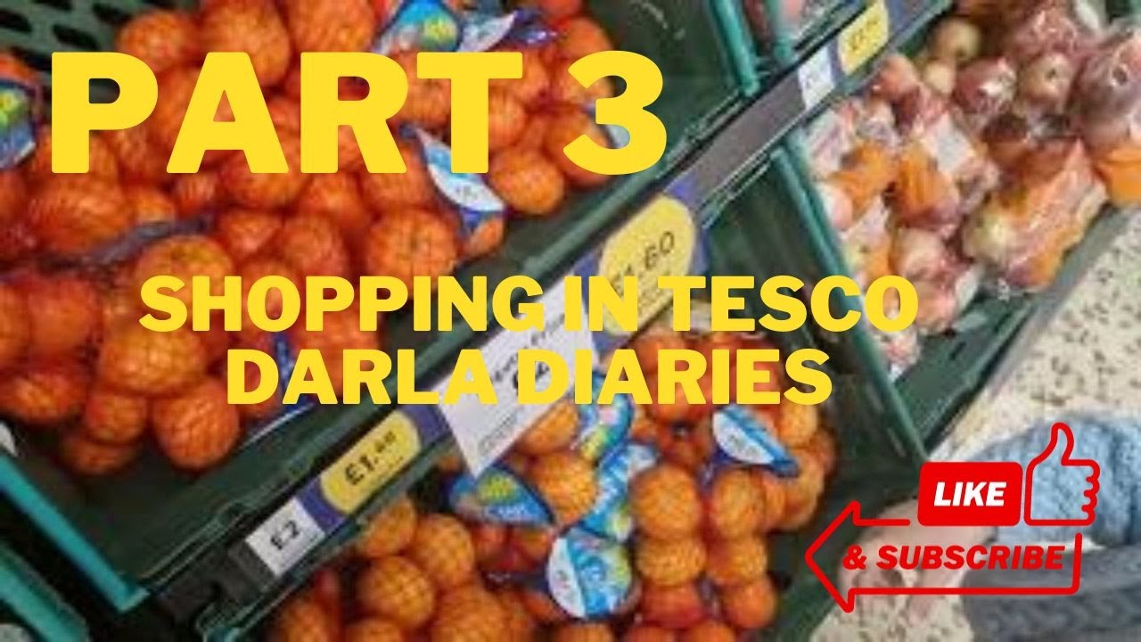 shopping in Tesco Darla diaries   UK   28.9.2023