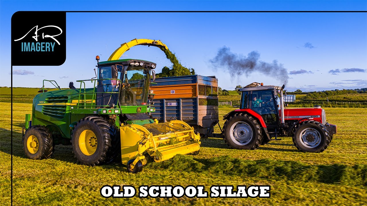 Old School Silage 2025 | John Deere 7450 | MF390T | Pure Sound