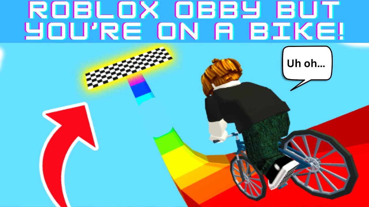 Roblox // Obby But You're On A Bike.. But I SUCK!!