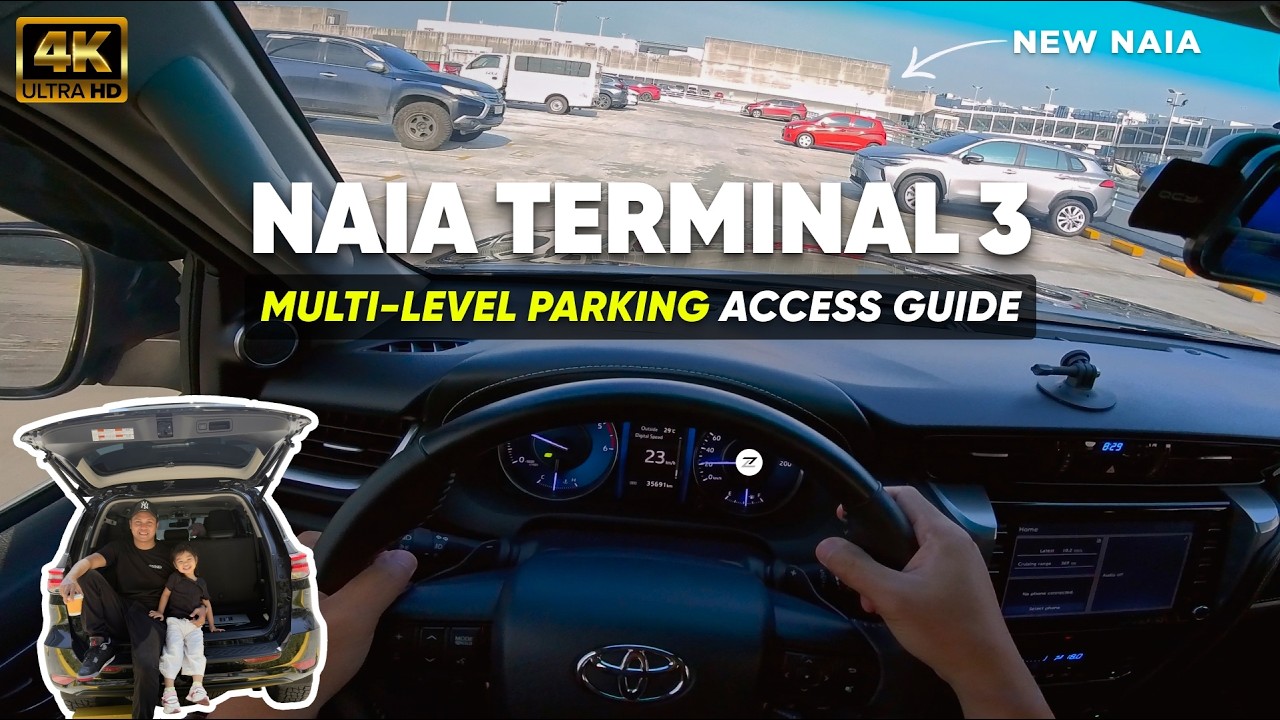[POV Drive] NAIA Terminal 3 Multi-Level Parking | Parking Guide & Rates 2025 #zabventure #pov