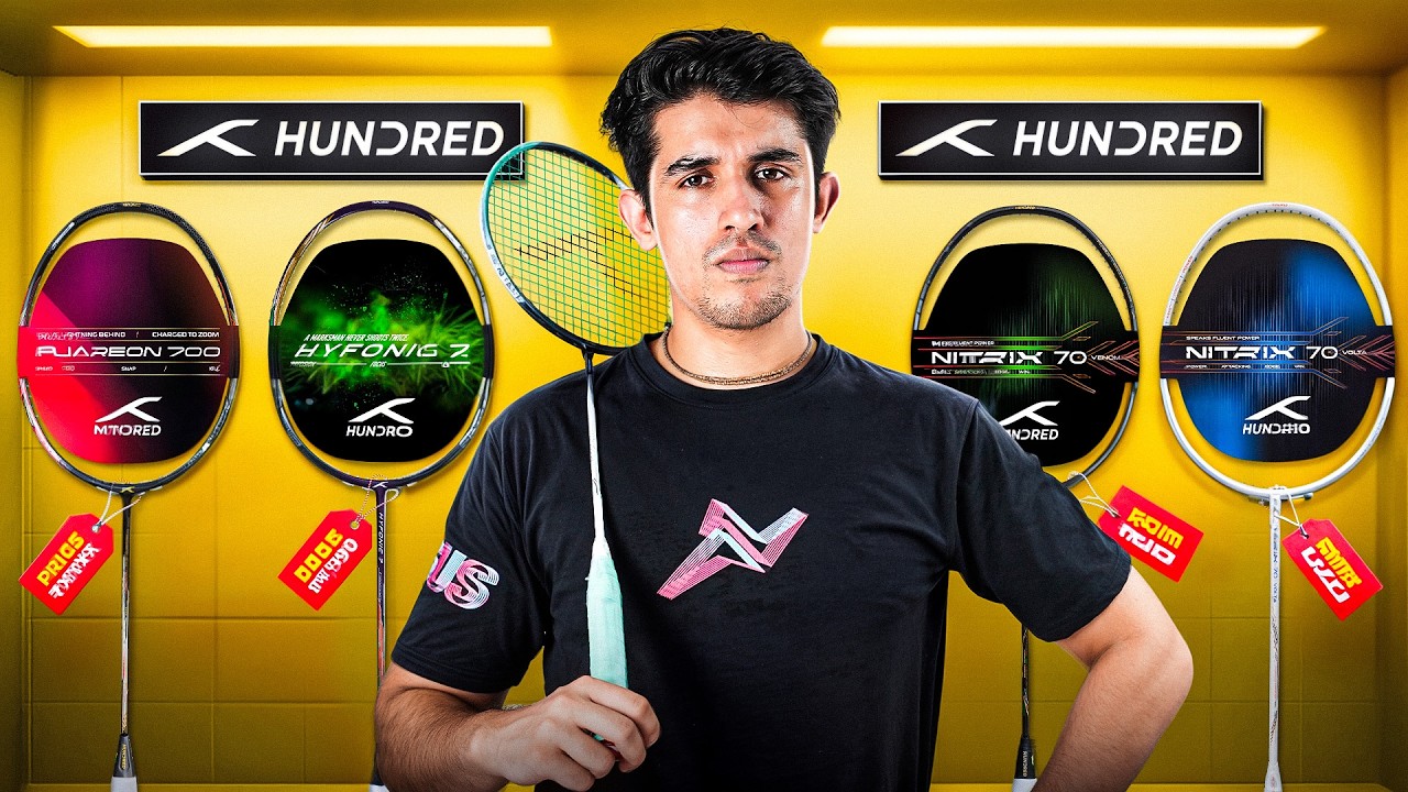 Hundred Flagship Rackets Review : Nitrix, Flareon ,Hyfonic.