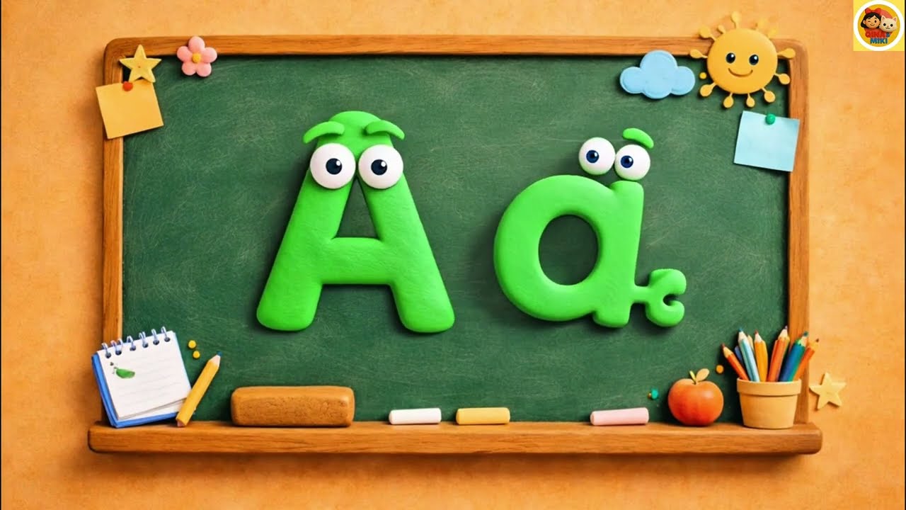 ABC Bersama Qina & Miki | Belajar Huruf ABC | Bahasa Melayu | 1–6 Tahun