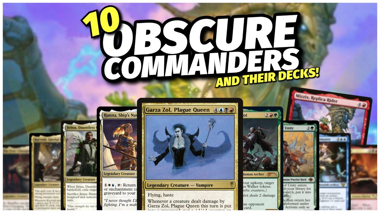 UNDERPLAYED Commanders With FUN Deck Ideas (Vol. 2) | 10 Obscure Commanders