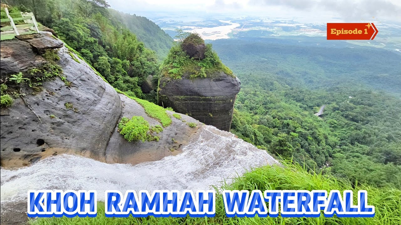 Giant Conical Rock, Khoh Ramhah Waterfall | Khasi Hills (E), Cherrapunji (Sohra) | Meghalaya | India