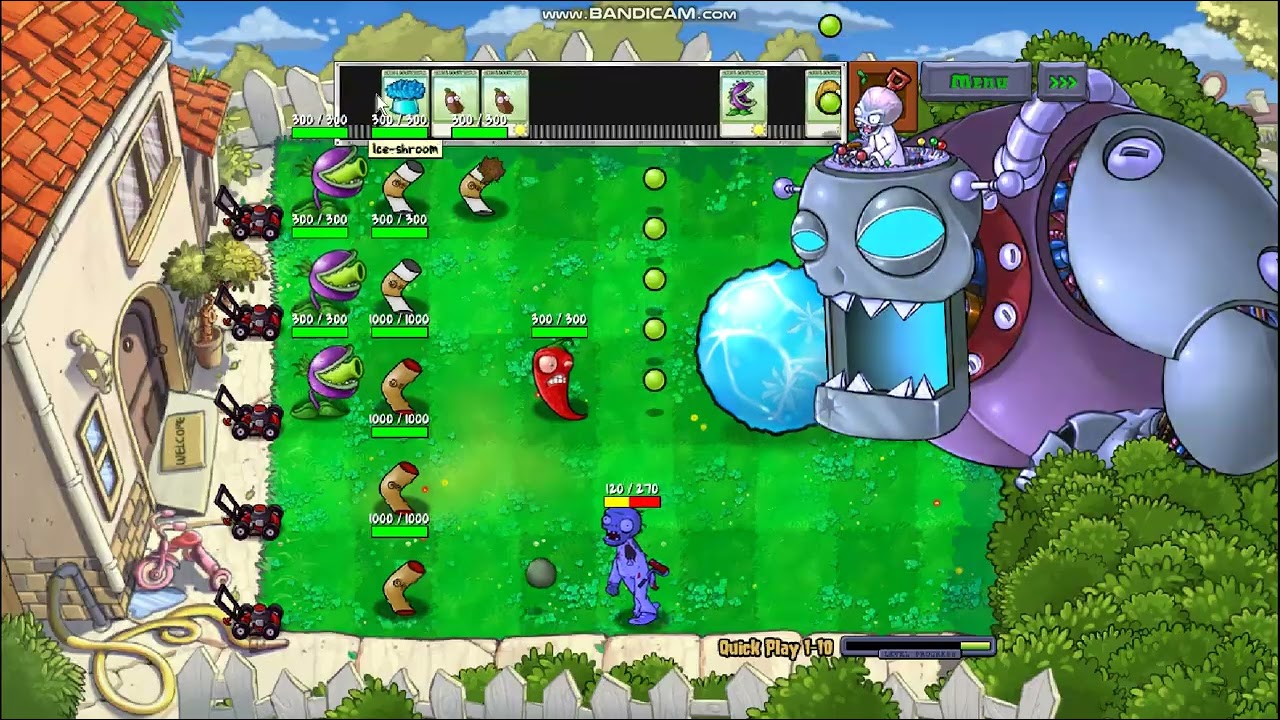 Dr. Zomboss is level 1/10!!! / PvZ Crossing
