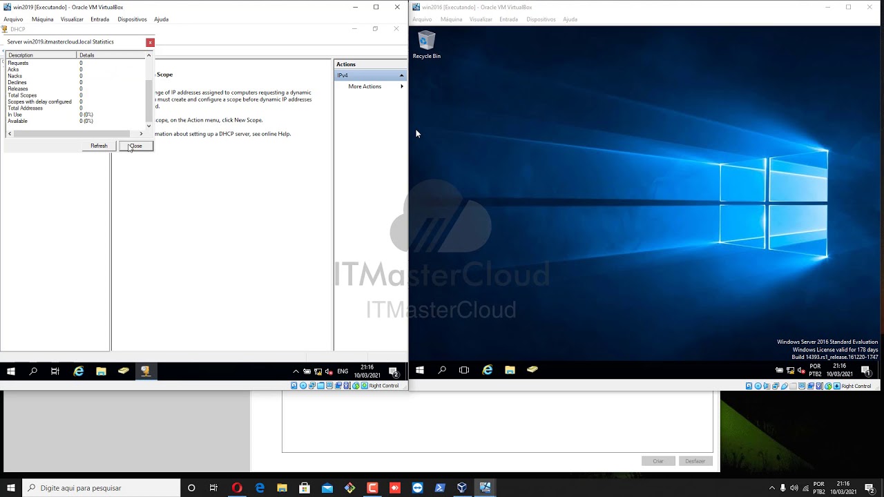 Instalação e Configuração DHCP no Windows Server 2019