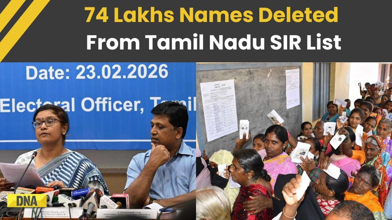 Tamil Nadu News: Tamil Nadu Releases Final SIR Roll, 74 Lakh Names Removed | Tamil Nadu Elections