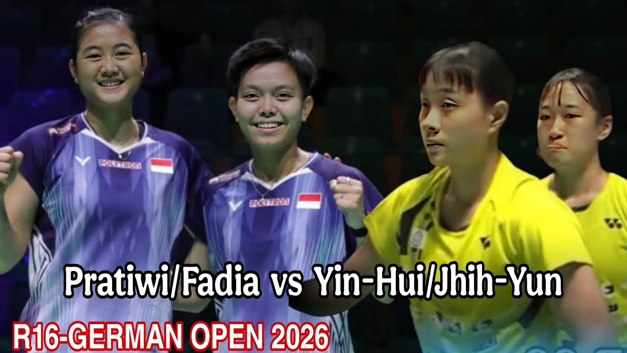 Tiwi/Fadia vs Hsu Yin/Lin Jhih || R16 German Open 2026
