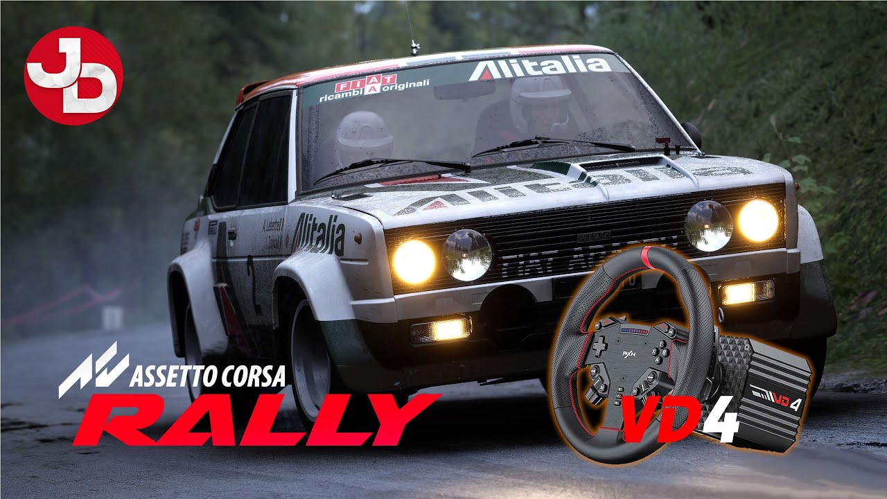 Тестирование руля PXN VD4 ​​Direct Drive на Assetto Corsa Rally @pxngameofficial