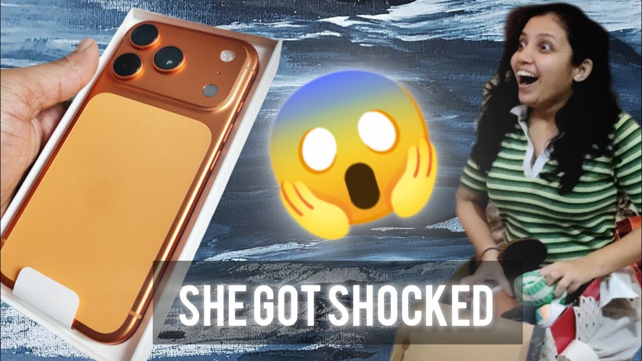 I Surprised My Sister with an IPHONE 17 PRO😱