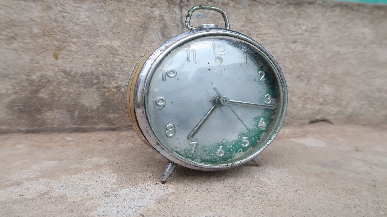 Very Old Round Clock Restoration - [ Art Restoration ]